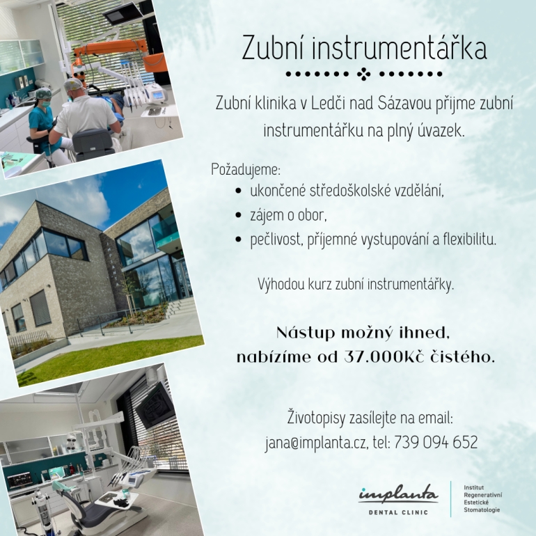 Zubní instrumentář/ka