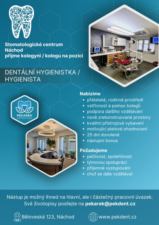 Dentální hygienista/tka NÁCHOD