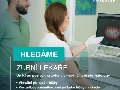 ZUBNÍ LÉKAŘ/KA - modelace 3D léčebných plánů pod garantem